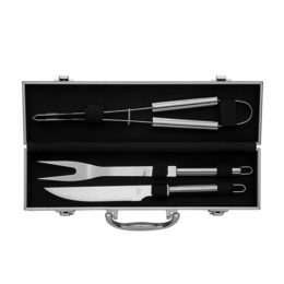 Kit Churrasco 3 peças com Maleta de Alumínio