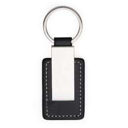 Chaveiro Metal com Couro 12964