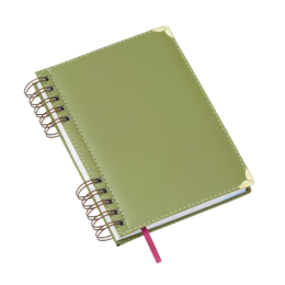 Agenda Wire-o Luxo Verde c/ Bolsa Interna