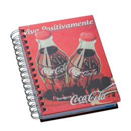 Agenda Wire-o Personalizada na Capa e Contra Capa com Imagem Fotográfica