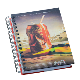 Agenda Wire-o Personalizada na Capa e Contra Capa com Imagem Fotográfica
