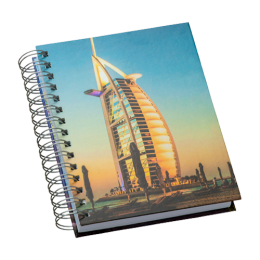 Agenda Wire-o Personalizada na Capa e Contra Capa com Imagem Fotográfica