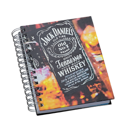 Agenda Wire-o Personalizada na Capa e Contra Capa com Imagem Fotográfica