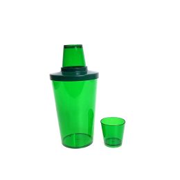 Kit Caipirinha 750ml com Um Copo Shot Verde Escuro LT-290