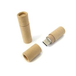 Pen Drive Ecológico Tubo Com Tampa - GIPECM