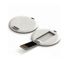 Mini Pen Drive Cartão Redondo - GIPCRA