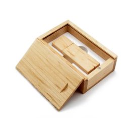 Kit Pen Drive Ecológico Quadradinho em Madeira - GIPECA