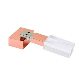 Pen Drive Vidro Rose - GIPLPC
