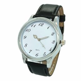 Relógio de Pulso Personalizado para Brinde Linha Cromo Couro EST-CCF1010PCP2