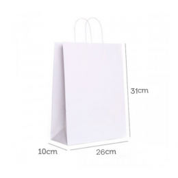 Sacola em Papel Branco CY-36