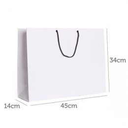 Sacola em Papel Off-Set Branco CY-10