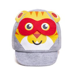 Boné Interativo Bebe Confeccionado em Moletinho Mescla bone22082