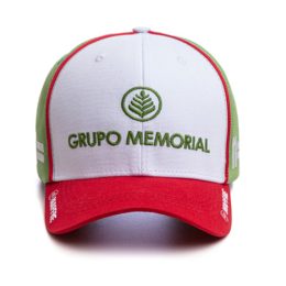 Boné 06 Gomos Aba Curva Confeccionado em Sarja bone24152