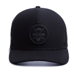 Boné Trucker Aba Curva Confeccionado em Sarja + Tela bone26107