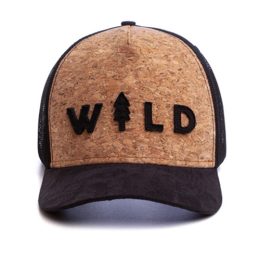 Boné Trucker Aba Curva Frontal em Cortiça + Tela bone26138