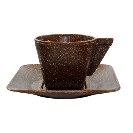 Conjunto Xícara e Pires Green BB305G