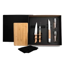 Kit para Churrasco / Cerveja com Pegador 7 Pçs SMKT-90253