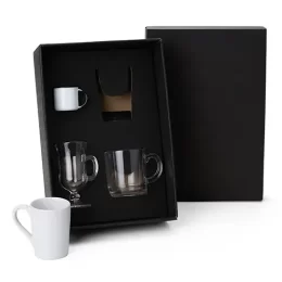 Jogo de Canecas para Café/Chá 4 Pçs SMKT-90271