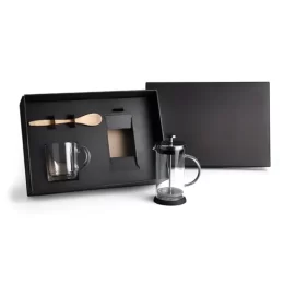 Kit para Café com Prensa Francesa 3 Pçs SMKT-90278