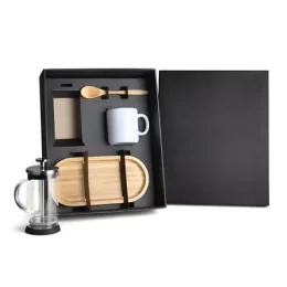 Kit para Café com Prensa Francesa 4 Pçs SMKT-90279