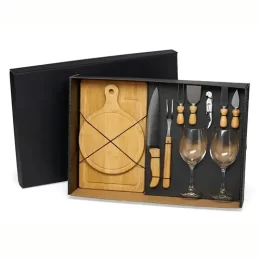 Kit Queijo, Churrasco e Vinho 11 Pçs SMKT-9027Q