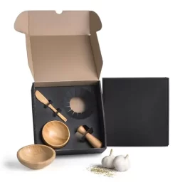 Kit Cumbuca e Amassador de Temperos 4 Pçs SMKT-90283