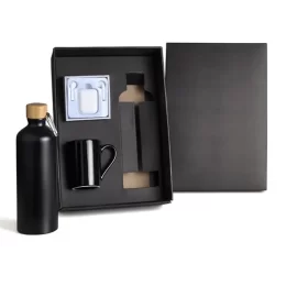 Kit Garrafa, Caneca e Fone Bluetooth 3 Pçs SMKT-90286