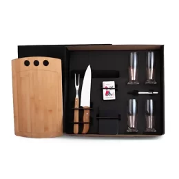 Kit Churrasco, Cerveja e Truco 10 Pçs c/ Jogo de Baralho SMKT-9040Y