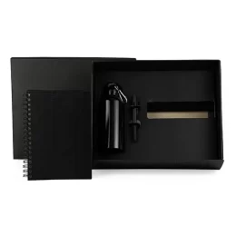 Kit com Squeeze, Caneta e Caderno 3 Pçs SMKT-9041S