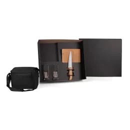 Kit para Churrasco com Copos e Bolsa Térmica 5 Pçs SMKT-9047E