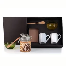 Kit Matinal com 2 Canecas e Acessórios 5 Pçs SMKT-90A04