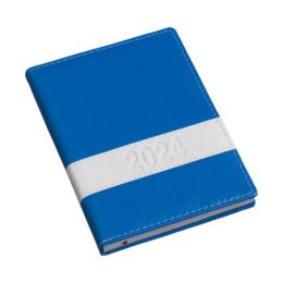 Agenda Diária Capa Horizontal Azul LG137L