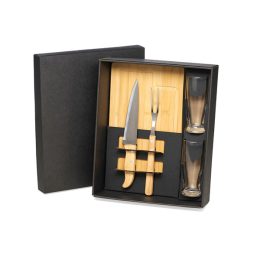 Kit Para Churrasco Com Copos 5 Pçs SMKT-9027L