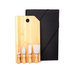 Conj. Tábua E Utensílios P/ Queijo 5 Peças SMKT-9032P