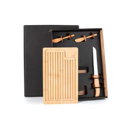 Kit Migalheira com Faca e Espátulas 4 Pçs SMKT-90205