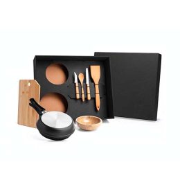 Kit para Omelete em Bambu / Inox SMKT-20016