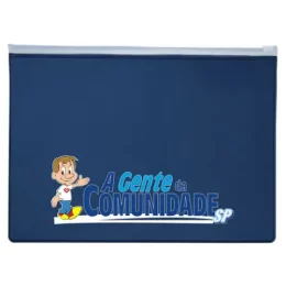 Pasta Zip Zap em PVC Camurça SOL08