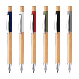 Caneta Alumínio e Bambu 15084