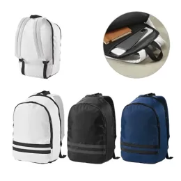 Mochila em 290T Poliéster Reciclado (100% rPET) em Sarja com Forro em 210D Poliéster Reciclado 15" SP92335