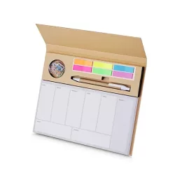 Bloco de Anotações com Autoadesivos e Caneta 15222