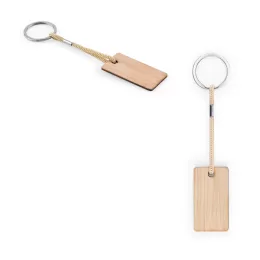 Chaveiro Retangular em Bambu SP95089