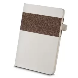 Caderno Capa em Fibra de Cana de Açúcar e Café AI-CAD011